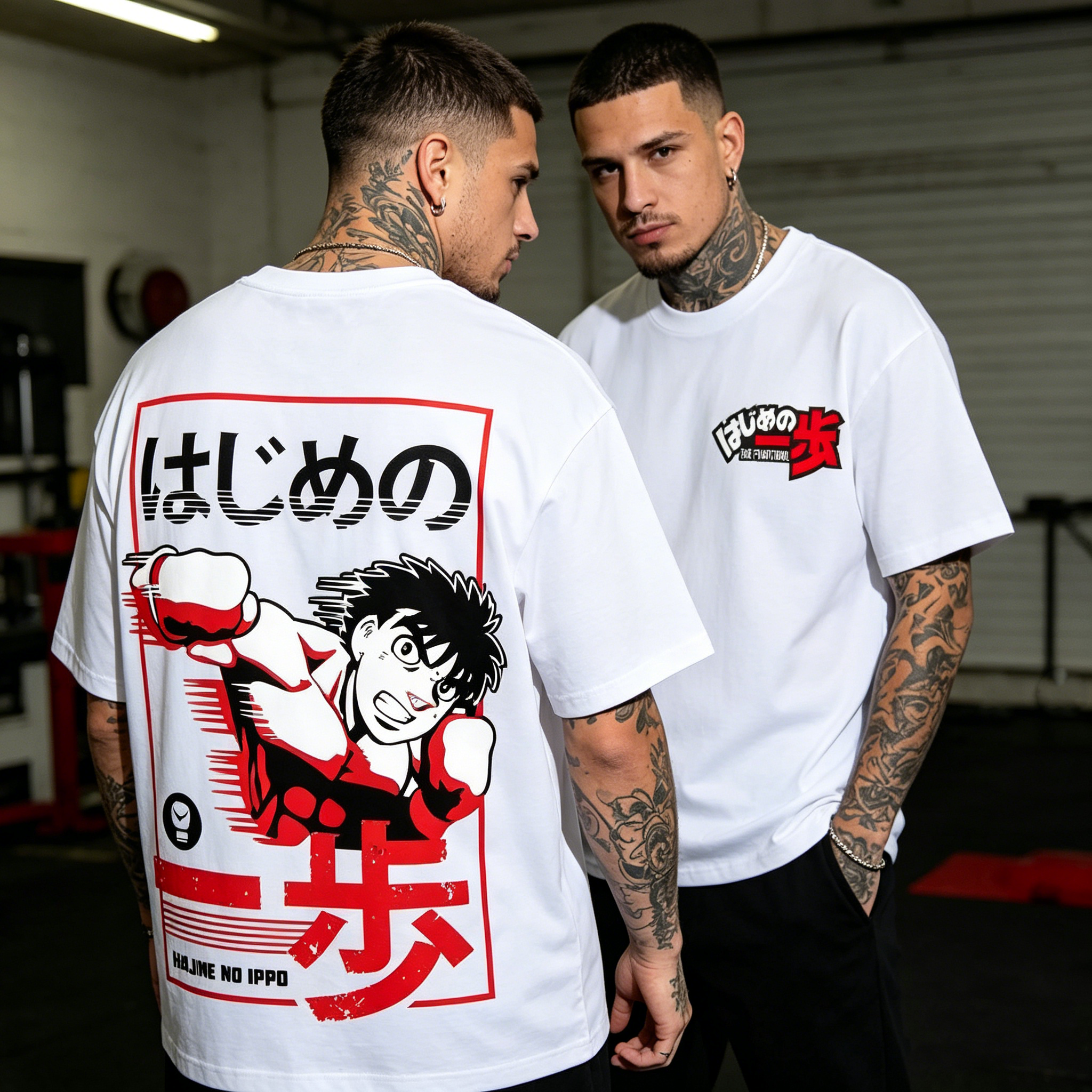 Hajime No Ippo Back Art Cotton Tee