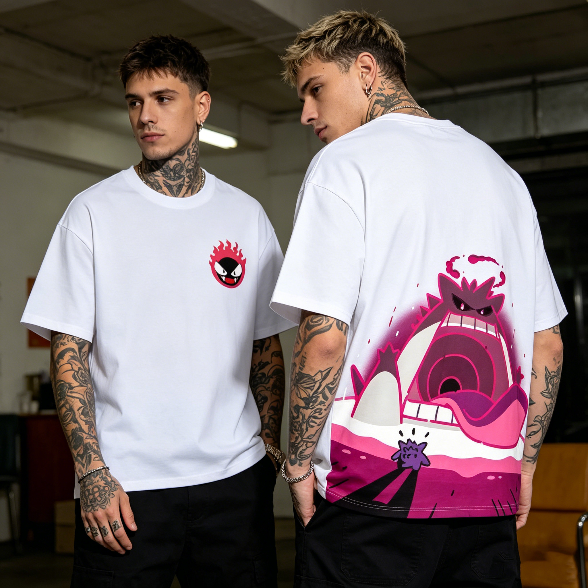 Gengar Back Art Cotton Tee