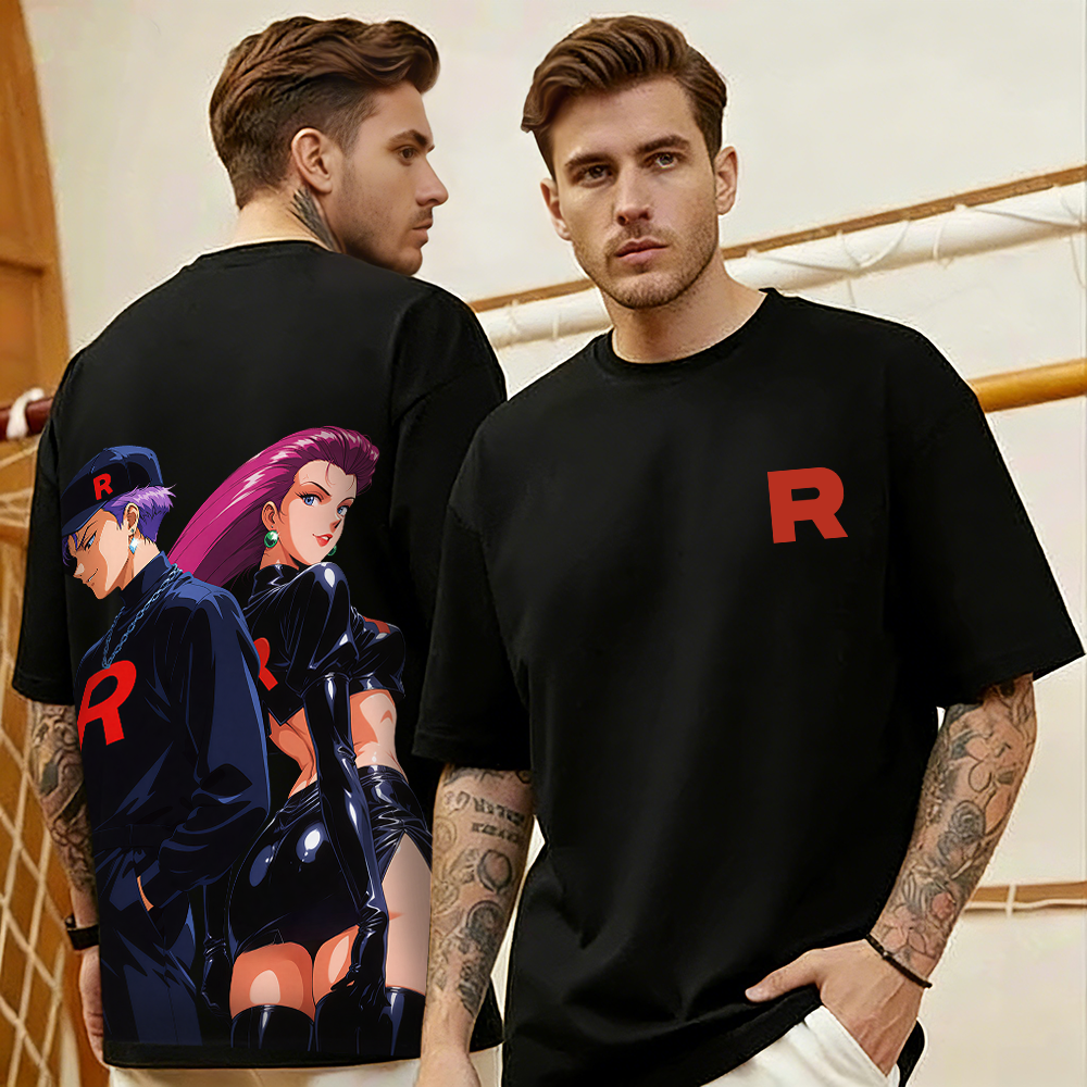 Rocket Girl Jessie Back Art Cotton Tee