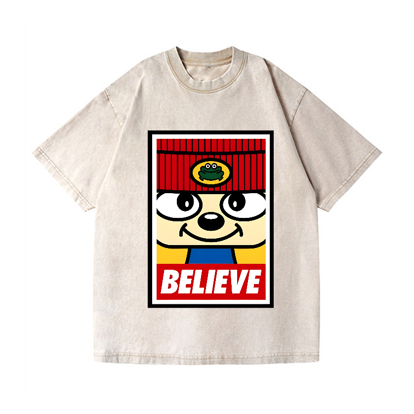 PaRappa the Rapper Vintage Wash Japanese Design T-Shirt