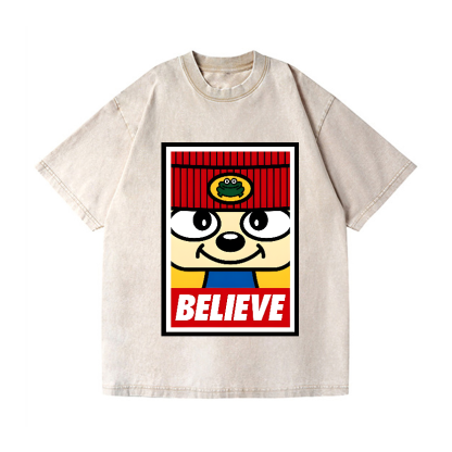 PaRappa the Rapper Vintage Wash Japanese Design T-Shirt