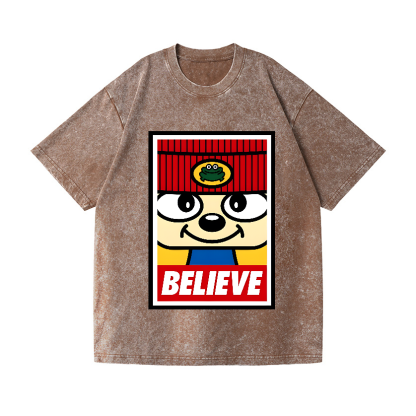 PaRappa the Rapper Vintage Wash Japanese Design T-Shirt