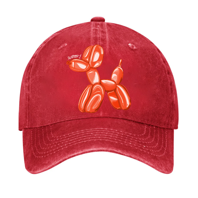 Koons Balloon Dog Vintage Cotton Cap