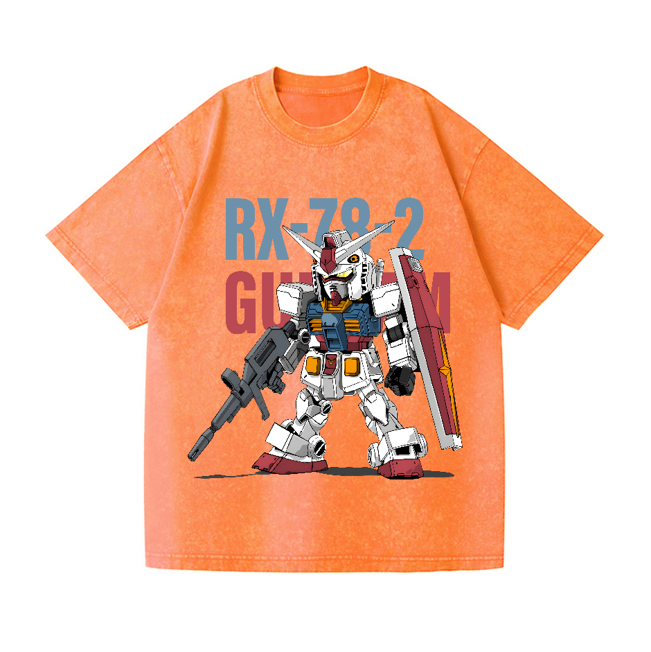 Gundam Vintage Wash Japanese Design T-Shirt