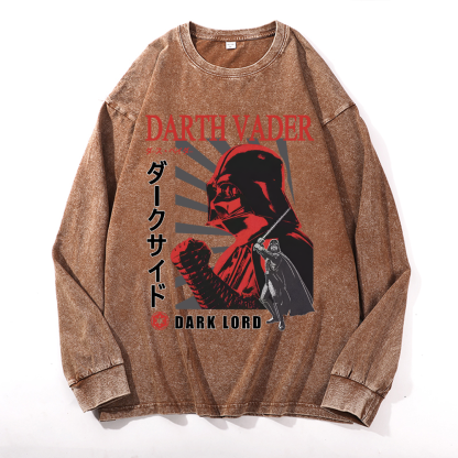Star Wars Darth Vader Vintage Cotton Wash Long-sleeve T-shirt