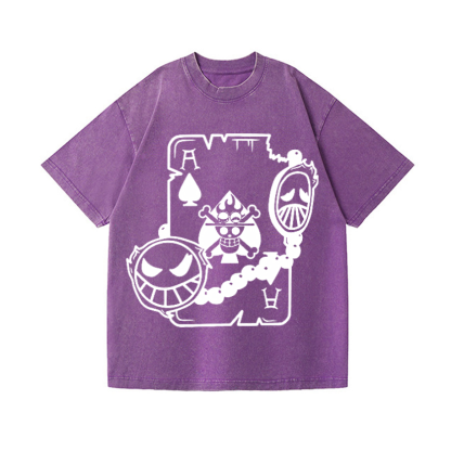 One Piece Vintage Wash Japanese Design T-Shirt