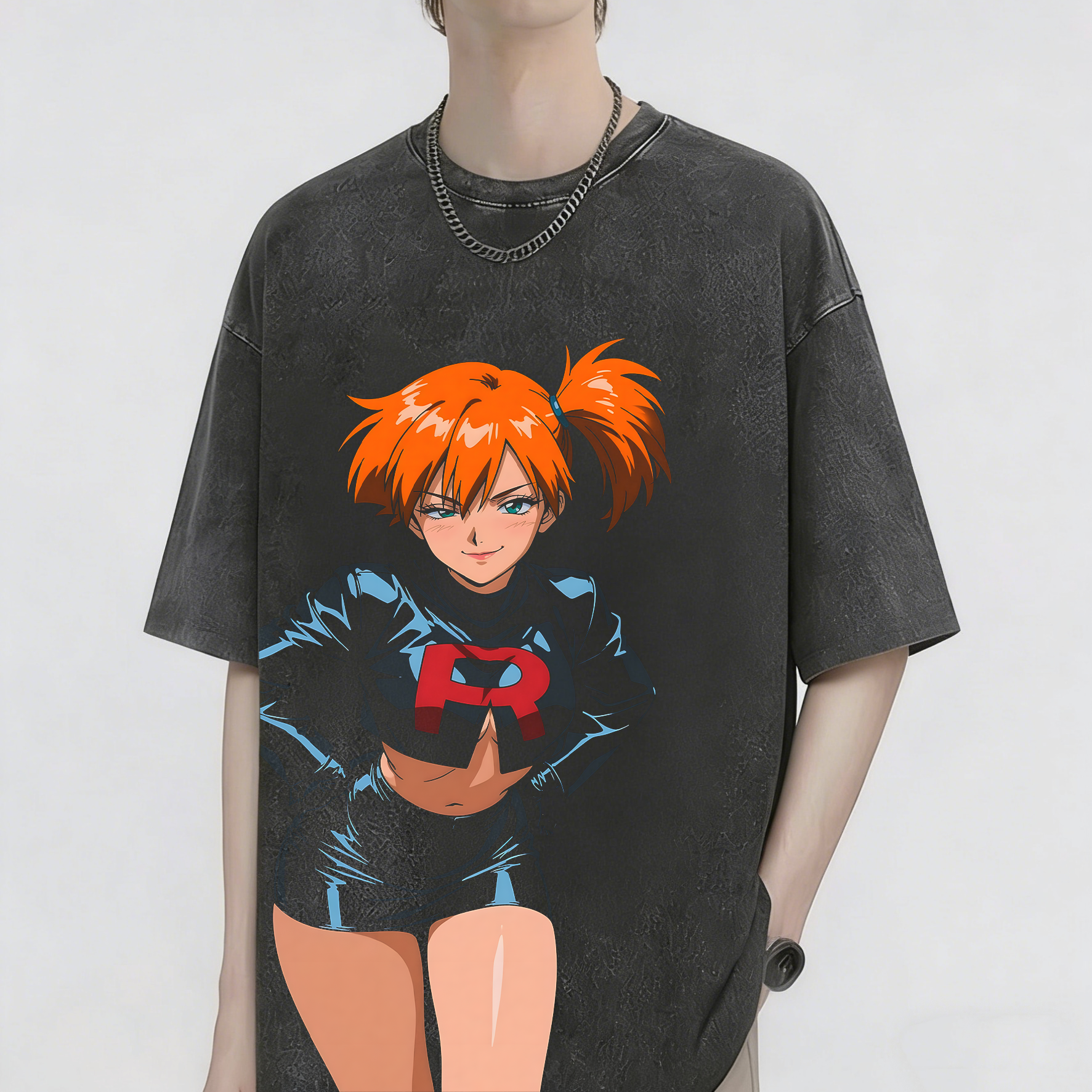 Misty Vintage Wash Japanese Design T-Shirt