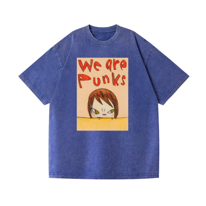 Yoshitomo Nara Punks Vintage Wash Japanese Design T-Shirt