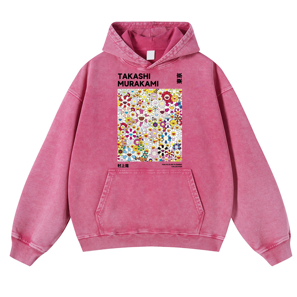 Sunflower TM Vintage Washed Thick Cotton Hoodie