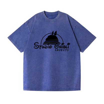 Studio Ghibli Totoro Vintage Wash Japanese Design T-Shirt