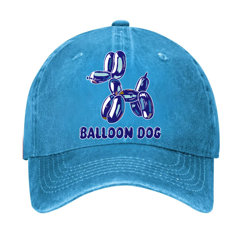 Koons Balloon Dog Vintage Cotton Cap