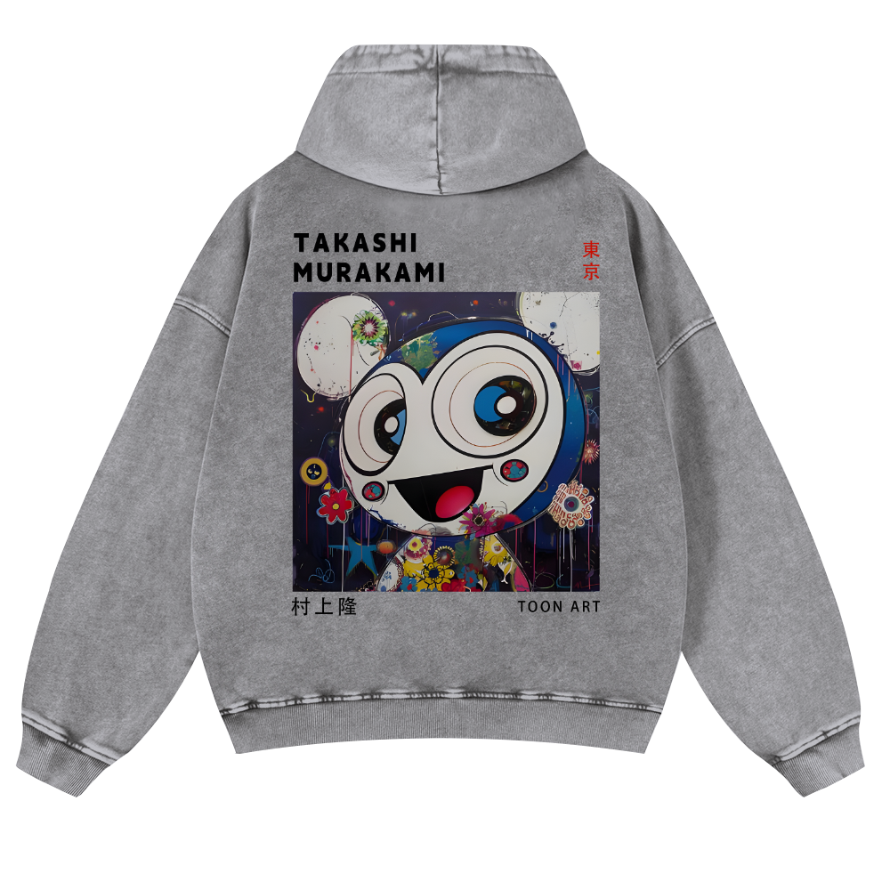 TM Vintage Washed Cotton Back Art Hoodie