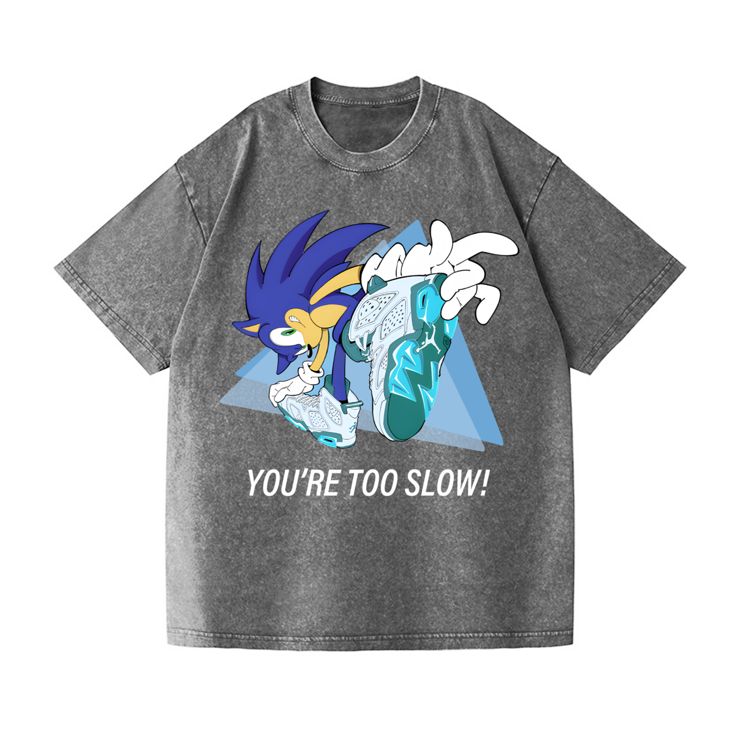 Sonic Vintage Wash Japanese Design T-Shirt
