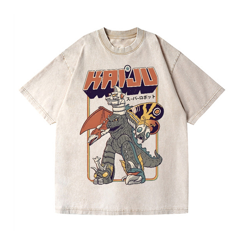 Mazinger Z Vintage Wash Japanese Design T-Shirt