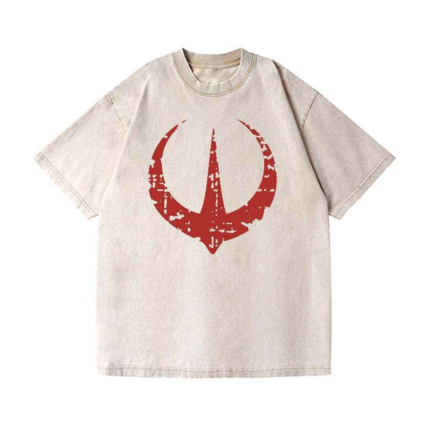 Rebellion Logo Andor Star Wars Vintage Wash Japanese Design T-Shirt