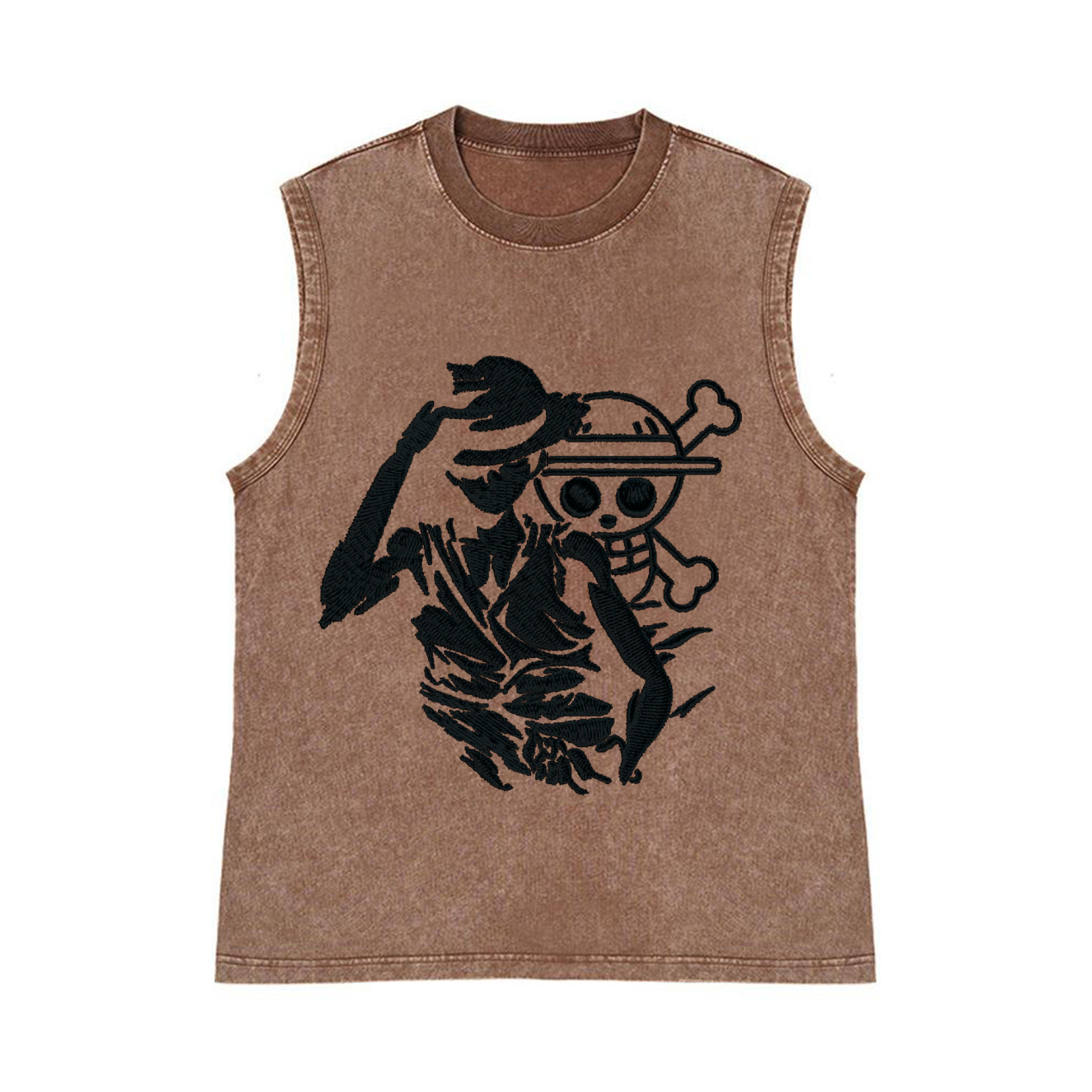 OP Pure Cotton Wash-Dyed Sleeveless Tank Top