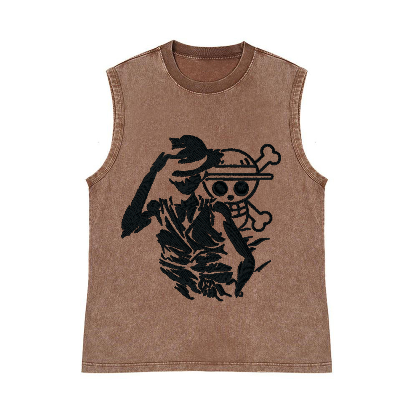 OP Pure Cotton Wash-Dyed Sleeveless Tank Top