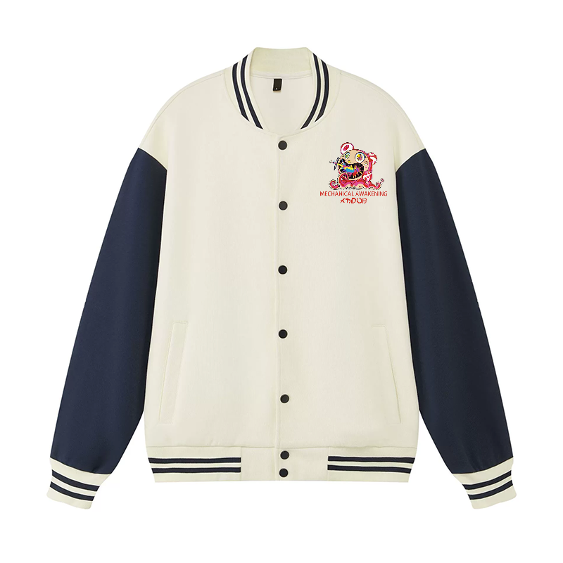 TM Sunflower Octopus Tokyo Japan Vintage Cotton Varsity Jacket