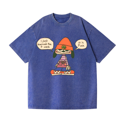 Parappa the Rapper Vintage Wash Japanese Design T-Shirt