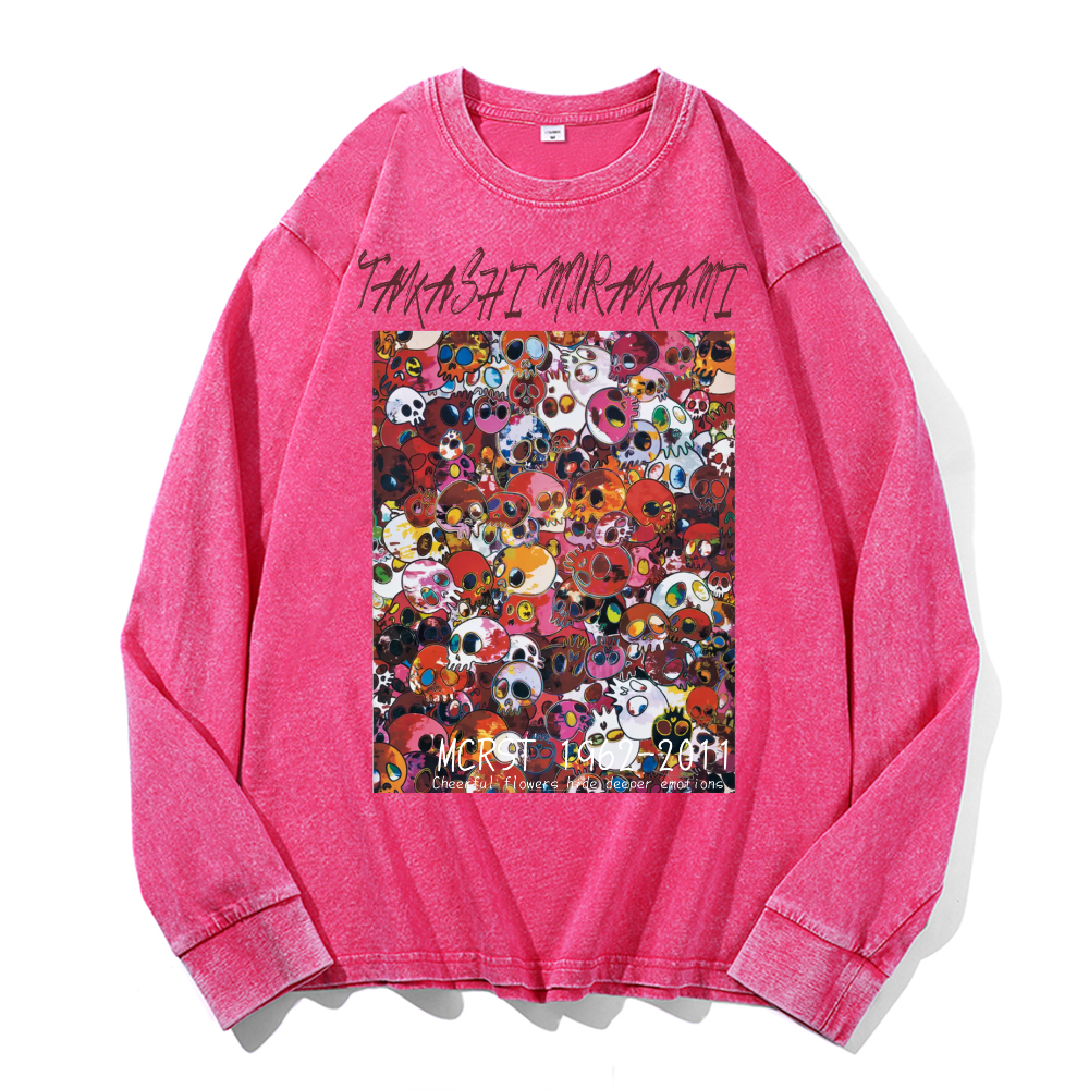 Sunflower TM Vintage Cotton Wash Crewneck Sweatshirt