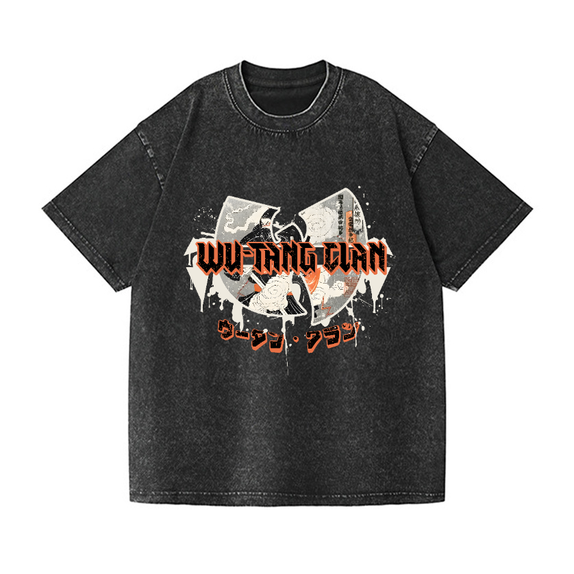 Wu Tang Clan Vintage Wash Japanese Design T-Shirt