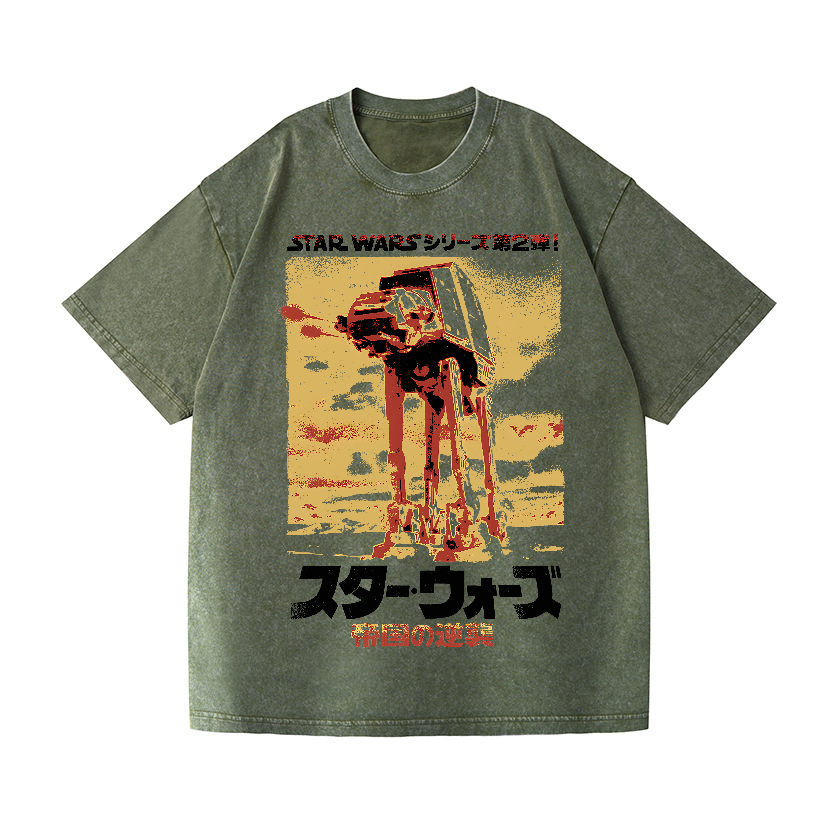 Star Wars Vintage Wash Japanese Design T-Shirt
