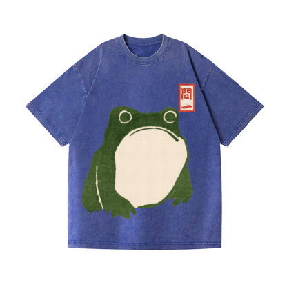 Vintage Wash Japanese Design T-Shirt