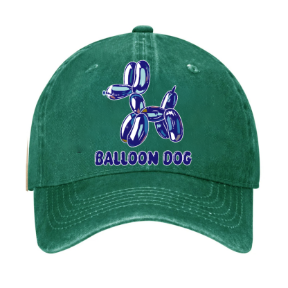 Koons Balloon Dog Vintage Cotton Cap