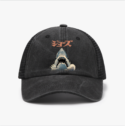 Jaws Ukiyoe Vintage Cotton Breathable Hat