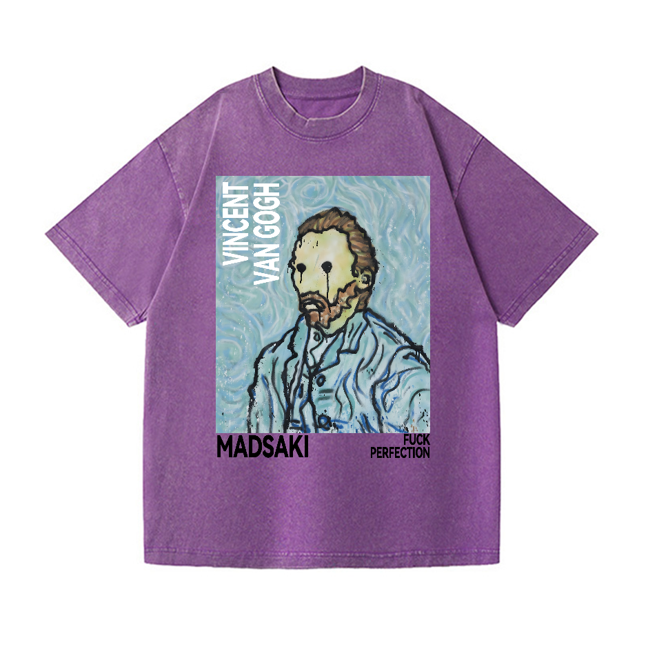 Madsaki Fuck Perfection Vintage Wash Japanese Design T-Shirt