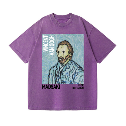 Madsaki Fuck Perfection Vintage Wash Japanese Design T-Shirt