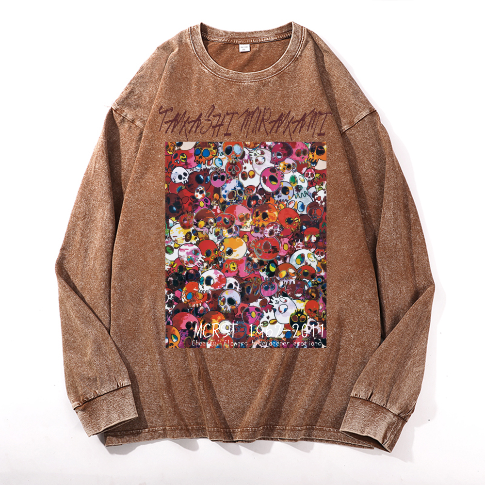 Sunflower TM Vintage Cotton Wash Crewneck Sweatshirt