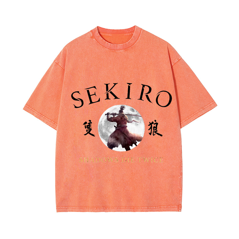 Sekiro Vintage Wash Japanese Design T-Shirt