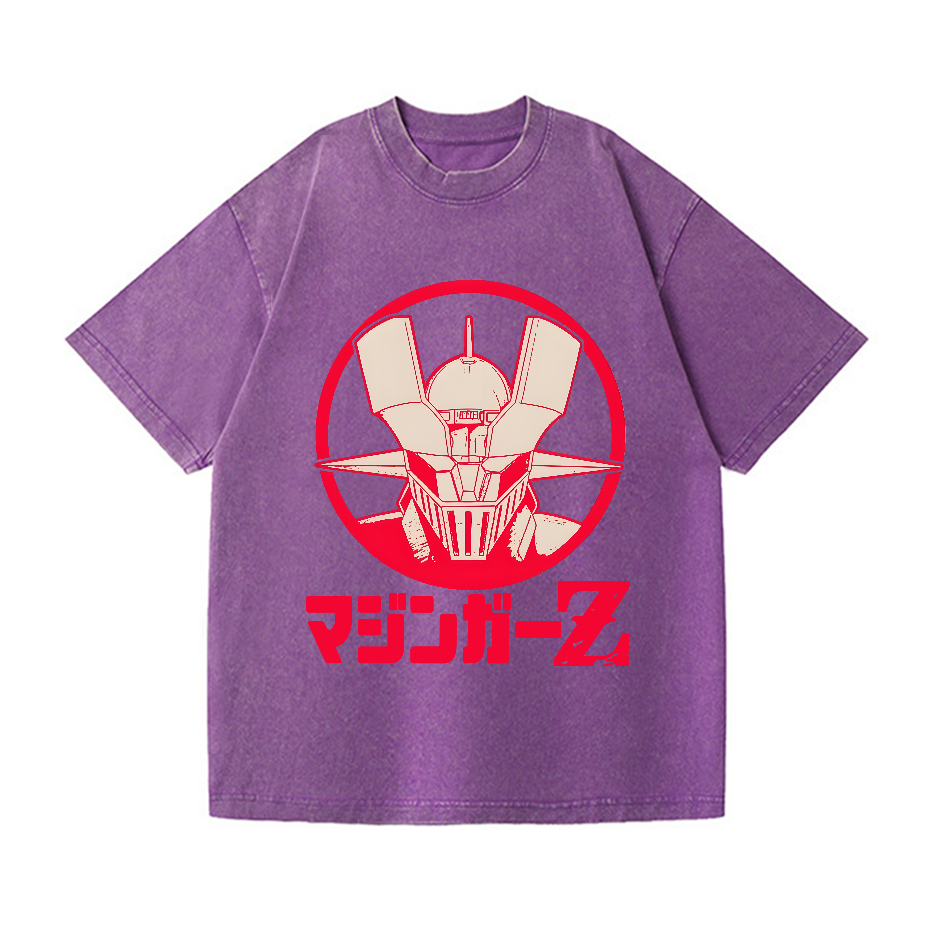 Mazinger Z Vintage Wash Japanese Design T-Shirt