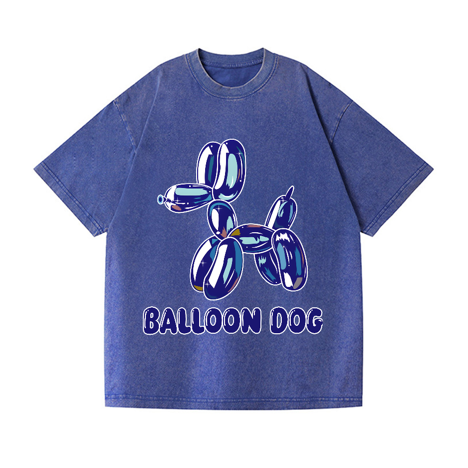 Koons Balloon Dog Vintage Wash Japanese Design T-Shirt