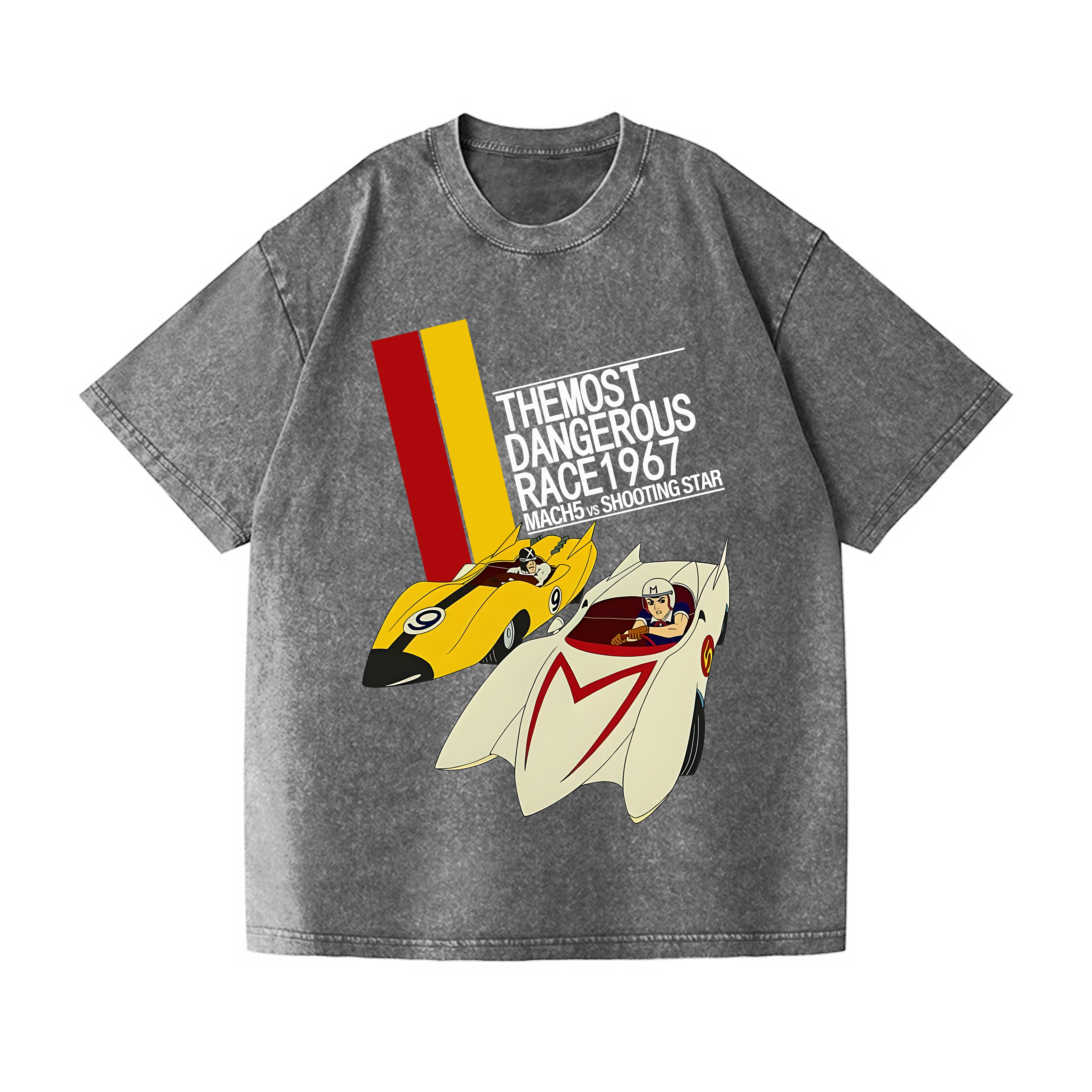 Speed Racer Vintage Wash Japanese Design T-Shirt