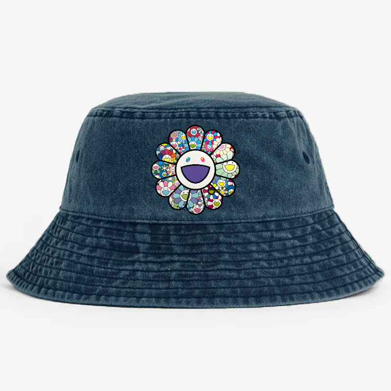 Sunflower TM Vintage 100% Cotton Bucket Hat