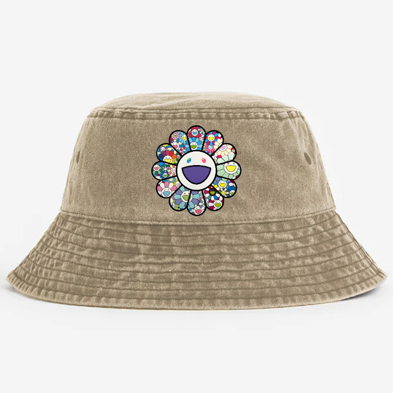 Sunflower TM Vintage 100% Cotton Bucket Hat
