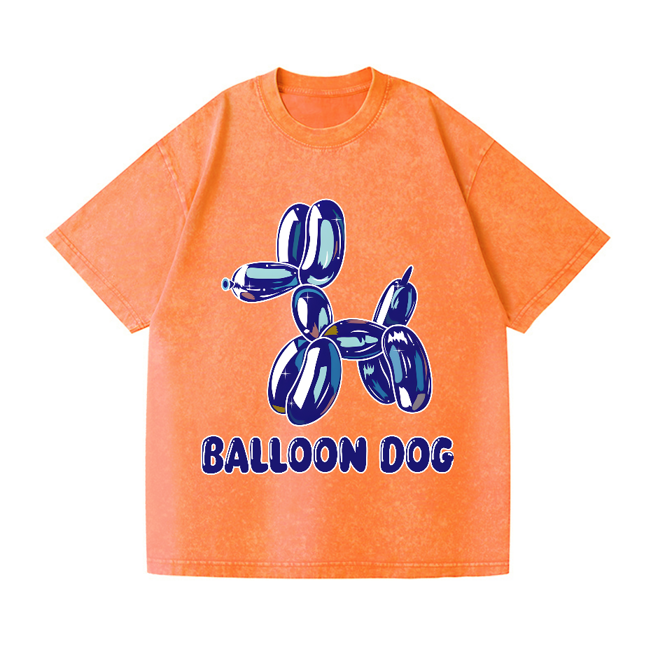 Koons Balloon Dog Vintage Wash Japanese Design T-Shirt