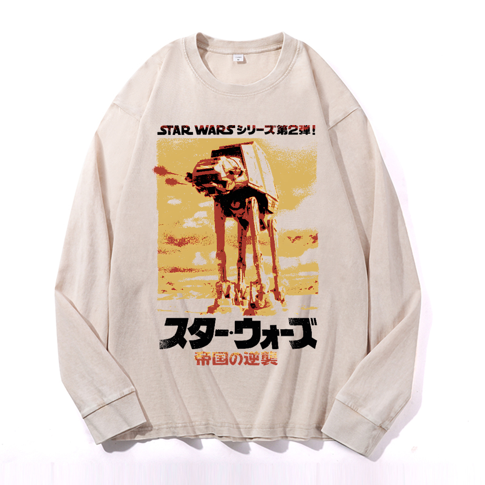 Star Wars Vintage Cotton Wash Long-sleeve T-shirt
