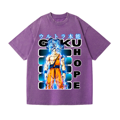 Dragon Ball Son Goku Vintage Wash Japanese Design T-Shirt