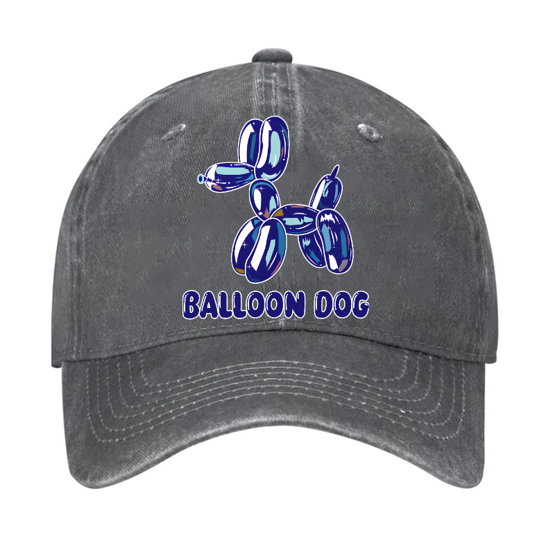 Koons Balloon Dog Vintage Cotton Cap