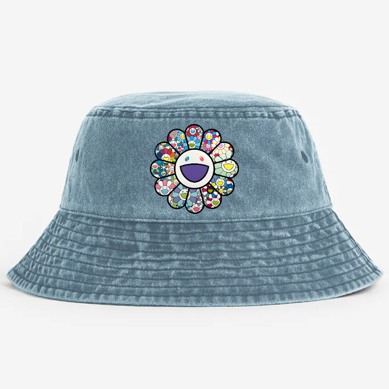 Sunflower TM Vintage 100% Cotton Bucket Hat