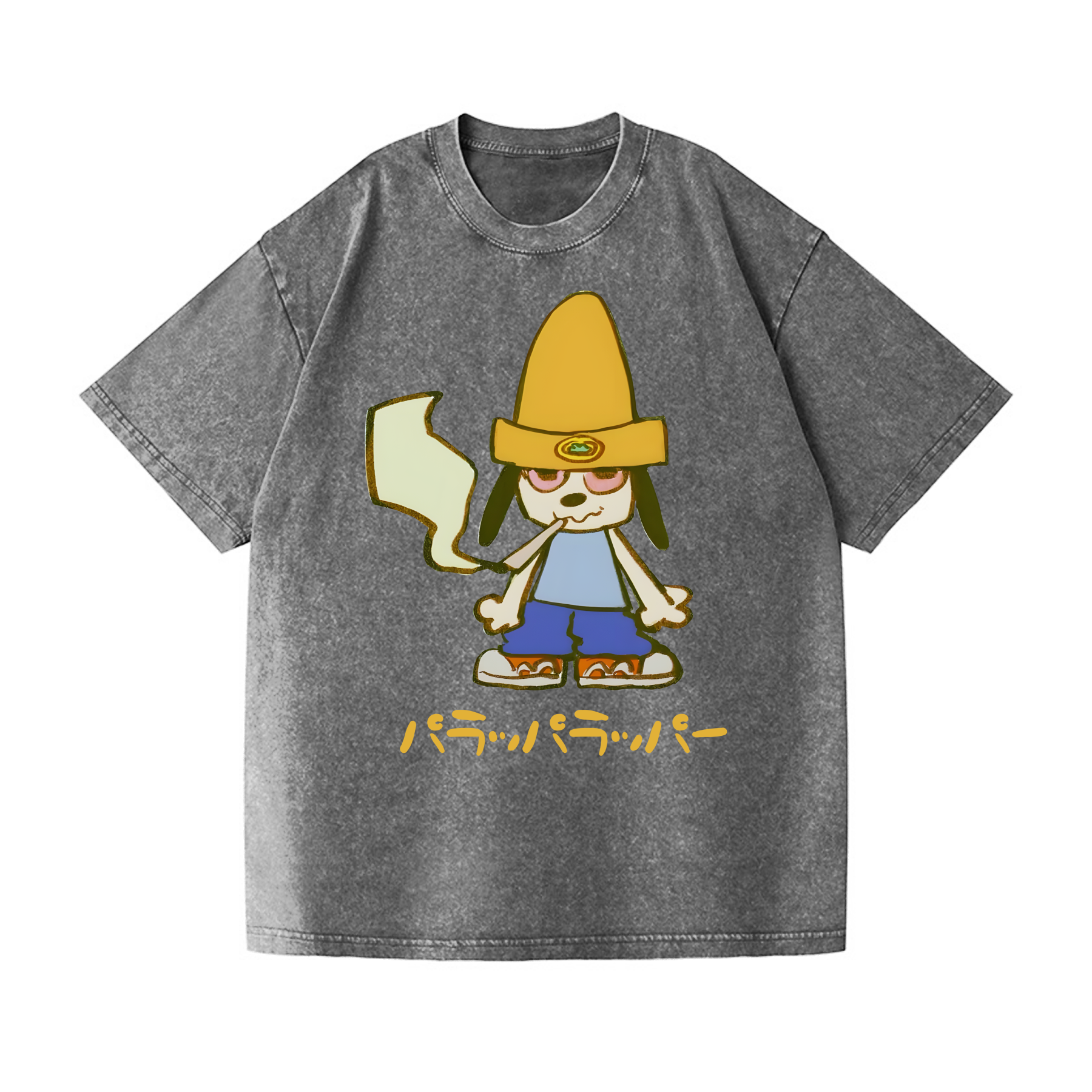Parappa the Rapper Vintage Wash Japanese Design T-Shirt