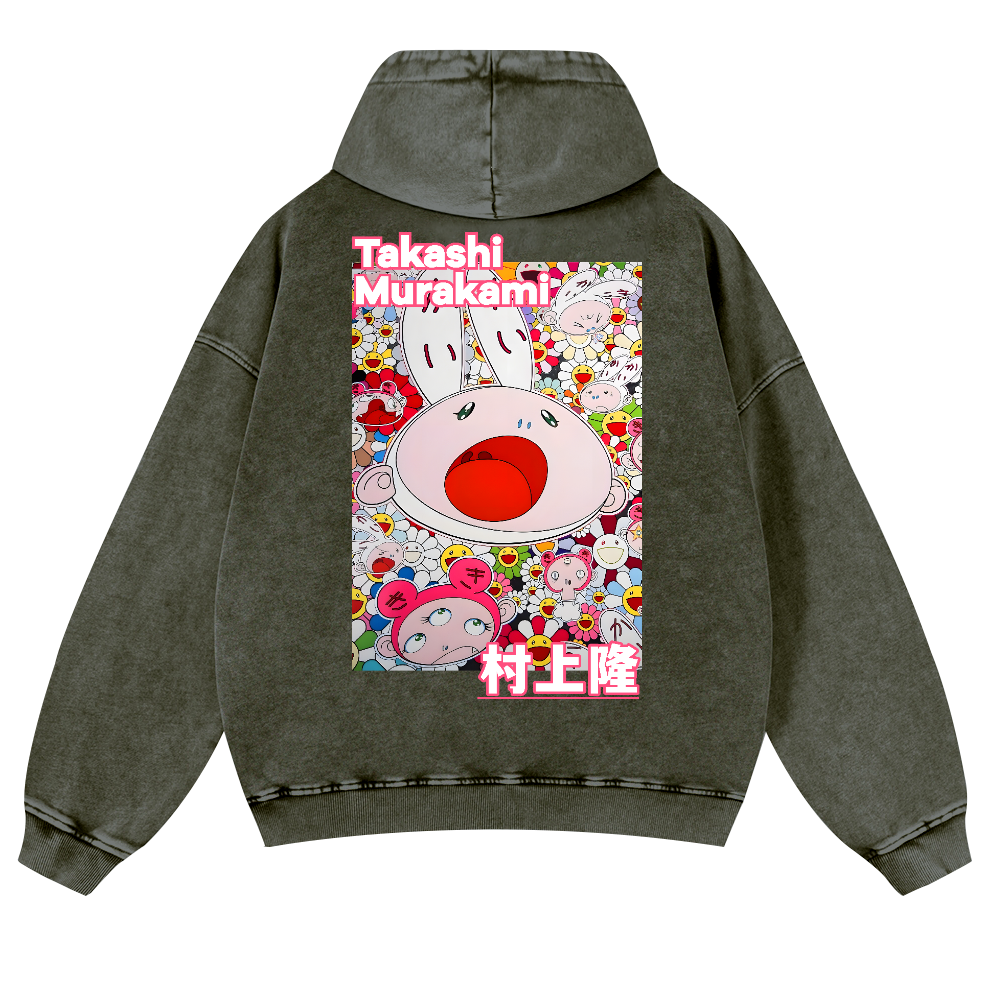 TM Vintage Washed Cotton Back Art Hoodie