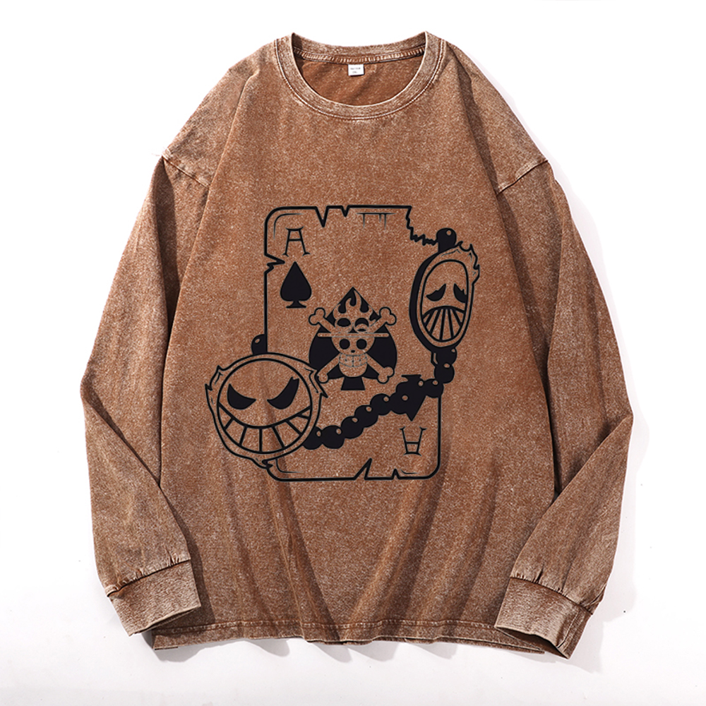 OP Vintage Cotton Wash Crewneck Sweatshirt