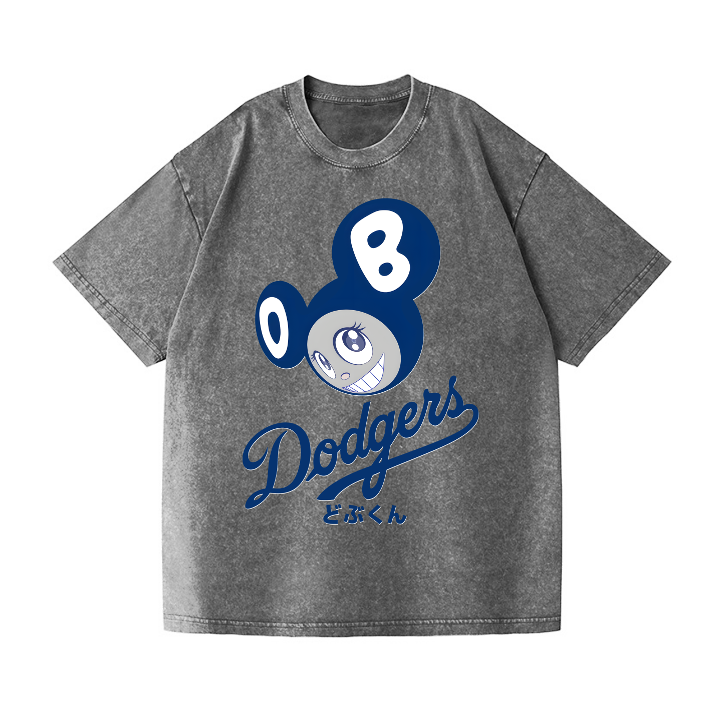 Dodgers Japan Sunflower TM Vintage Wash Japanese Design T-Shirt