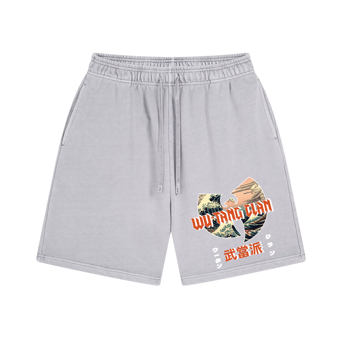 Wu Tang Clan Ukiyoe Vintage Pure Thick Cotton Shorts
