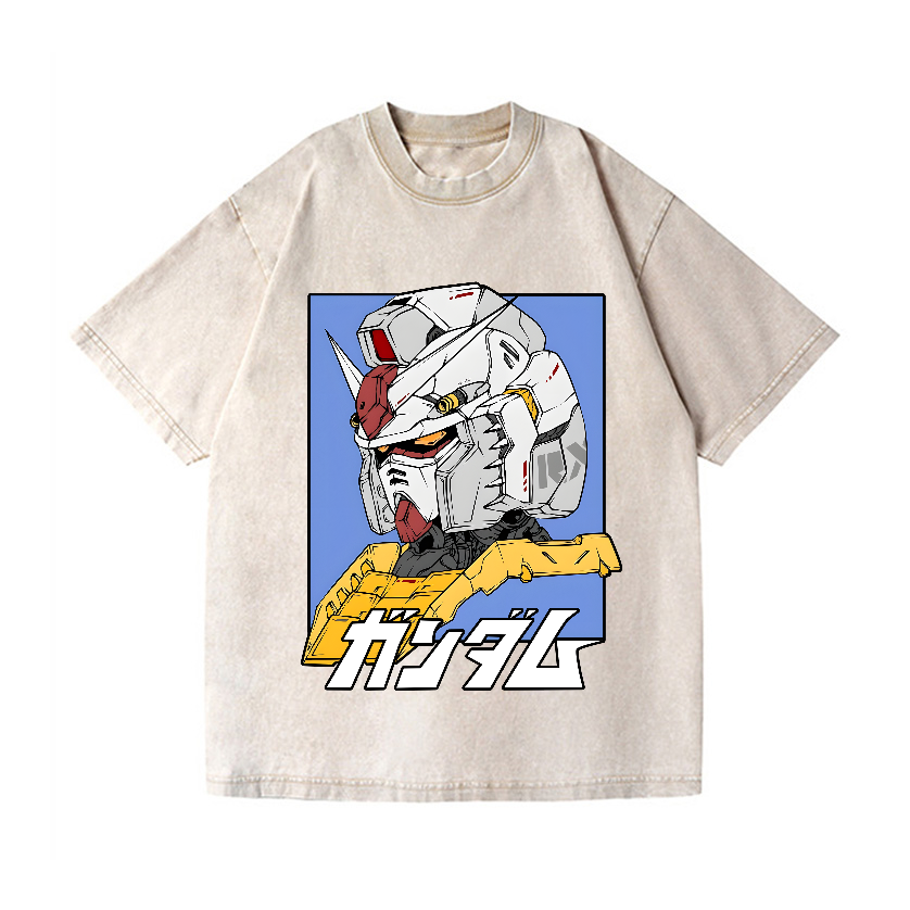 Gundam Vintage Wash Japanese Design T-Shirt