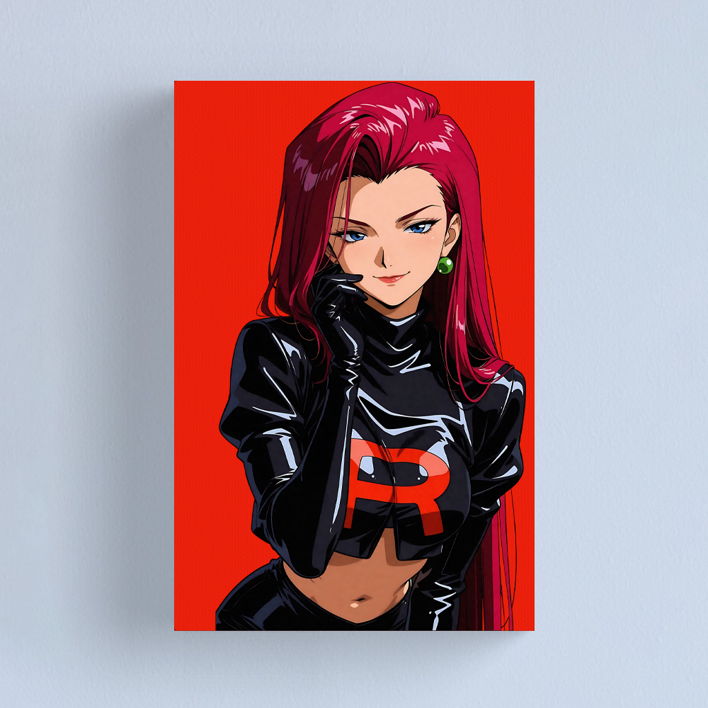 Team Rocket Girl Canvas Art Print